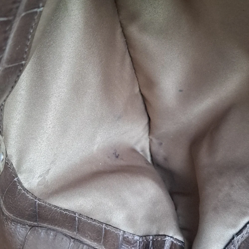 Coach Crocodile Embossed Chelsea Satchel /Crossbody Great Condition - Picture 11 of 14